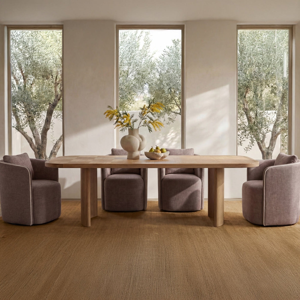 Cecil Dark Brown Dining Chair by Moe's Home at Eve Furniture