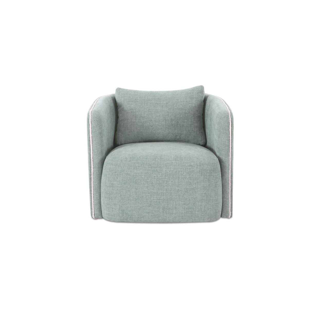 Cecil Light Blue Accent Chair by Moe's Home at Eve Furniture