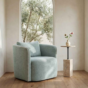 Cecil Light Blue Accent Chair by Moe's Home at Eve Furniture