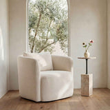 Cecil Warm White Accent Chair by Moe's Home at Eve Furniture
