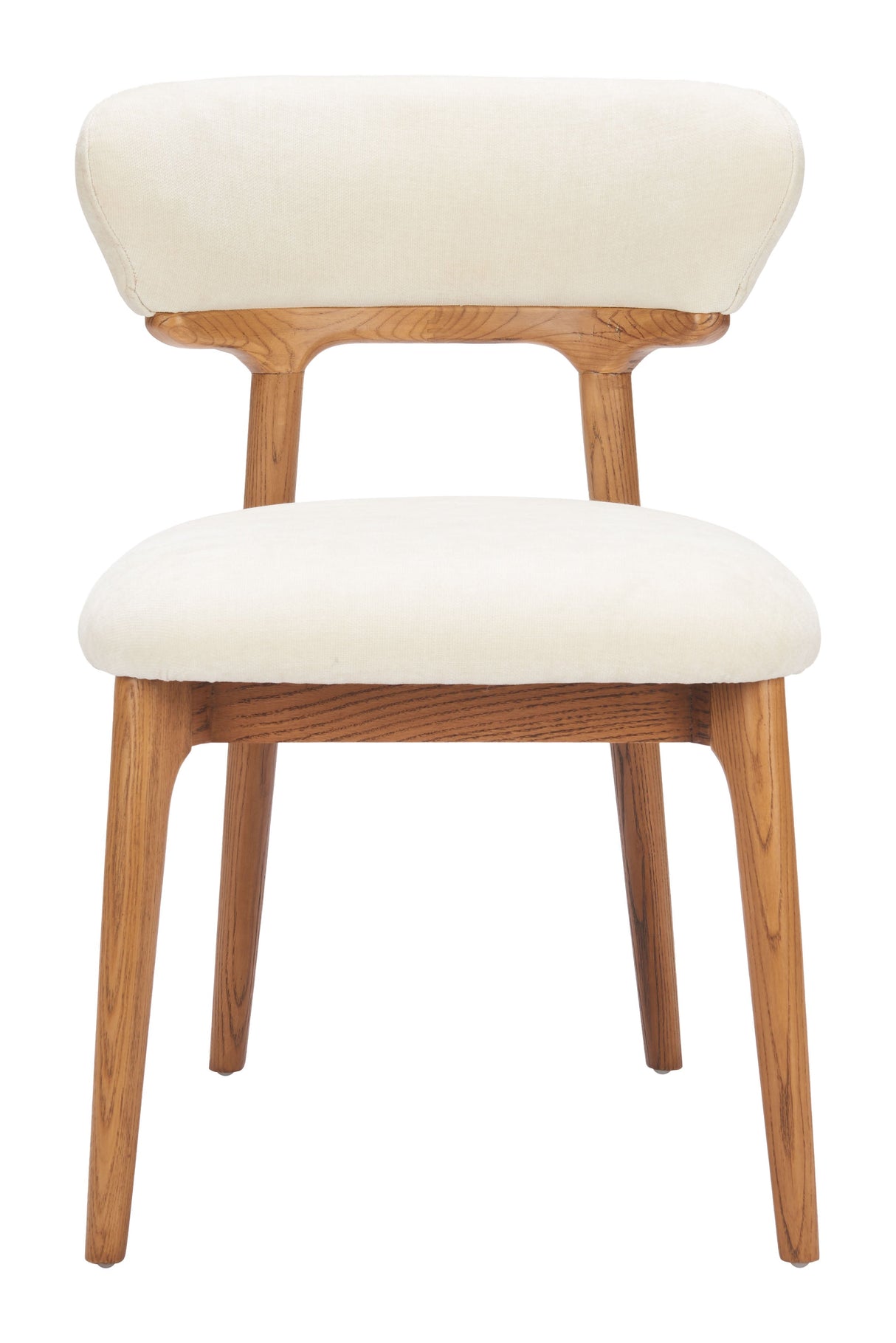 Cedar White & Walnut Dining Chair (Set of 2) by Zuomod at Eve Furniture