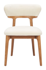 Cedar White & Walnut Dining Chair (Set of 2) by Zuomod at Eve Furniture