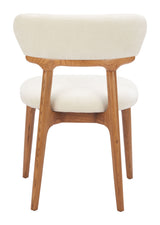 Cedar White & Walnut Dining Chair (Set of 2) by Zuomod at Eve Furniture