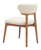 Cedar White & Walnut Dining Chair (Set of 2) by Zuomod at Eve Furniture