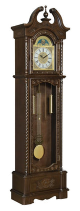 Cedric Golden Brown Grandfather Clock with Chime