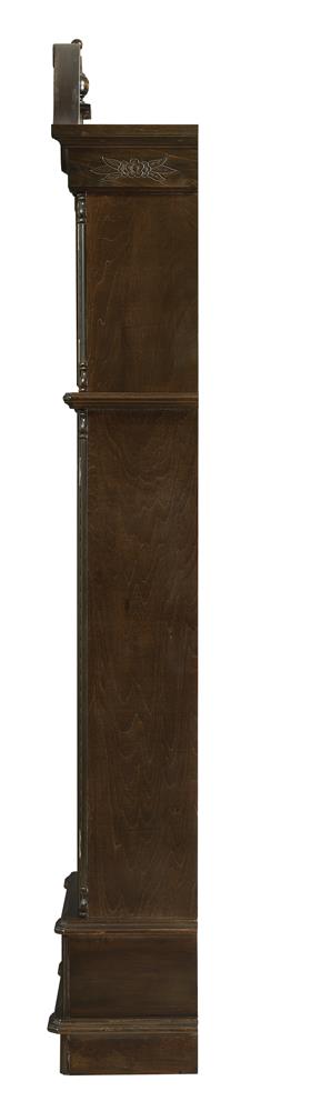 Cedric Golden Brown Grandfather Clock with Chime