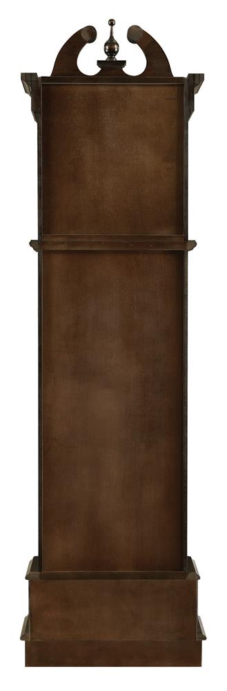 Cedric Golden Brown Grandfather Clock with Chime