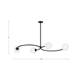 Cedric White Pendant Lamp by Moe's Home at Eve Furniture