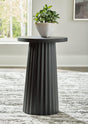 Ceilby Black Accent Table by Ashley at Eve Furniture
