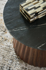 Ceilby Black/Brown Accent Coffee Table by Ashley at Eve Furniture