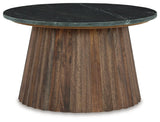 Ceilby Black/Brown Accent Coffee Table by Ashley at Eve Furniture