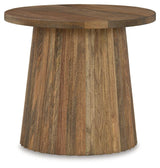 Ceilby Natural Accent Table by Ashley at Eve Furniture