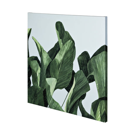 Celadon Palms II-4444 by Emma Scarvey a Hand Embellished Textured Canvas by Mercana at Eve Furniture