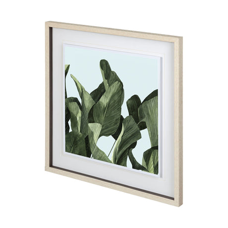 Celadon Palms II by Emma Scarvey a Framed Art Print Matted under Glass by Mercana at Eve Furniture