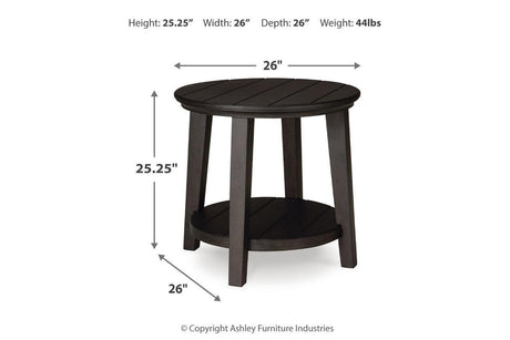 Celamar Dark Brown Coffee Table and 1 End Table by Ashley at Eve Furniture