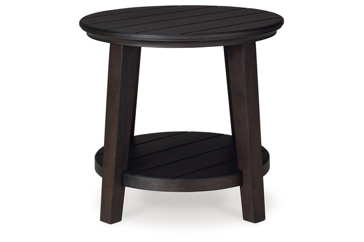 Celamar Dark Brown Coffee Table and 1 End Table by Ashley at Eve Furniture