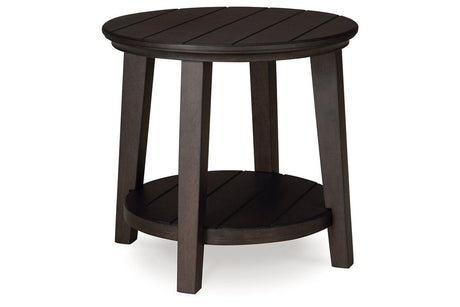 Celamar Dark Brown Coffee Table and 1 End Table by Ashley at Eve Furniture