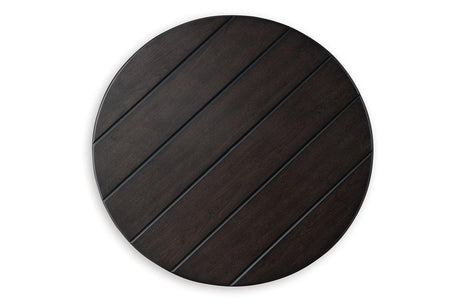 Celamar Dark Brown Coffee Table and 1 End Table by Ashley at Eve Furniture