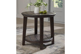 Celamar Dark Brown Coffee Table and 2 End Tables by Ashley at Eve Furniture