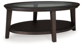 Celamar Dark Brown Coffee Table