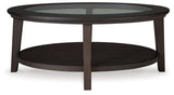 Celamar Dark Brown Coffee Table