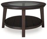 Celamar Dark Brown Coffee Table