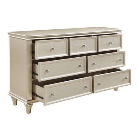 Celandine Silver Dresser by Homelegance at Eve Furniture