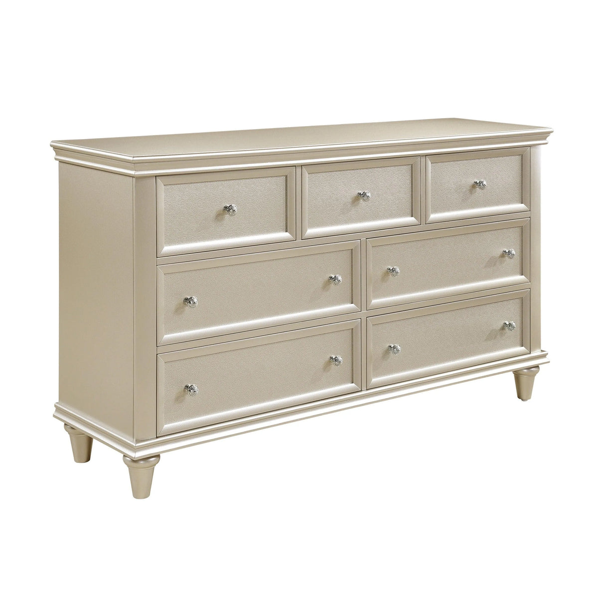 Celandine Silver Upholstered Panel Youth Bedroom Set by Homelegance at Eve Furniture