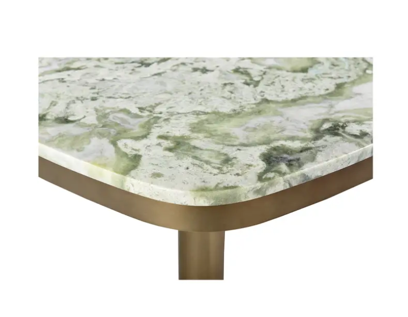 Celeste Cafe Table - Green Onyx Marble by Moe's Home at Eve Furniture