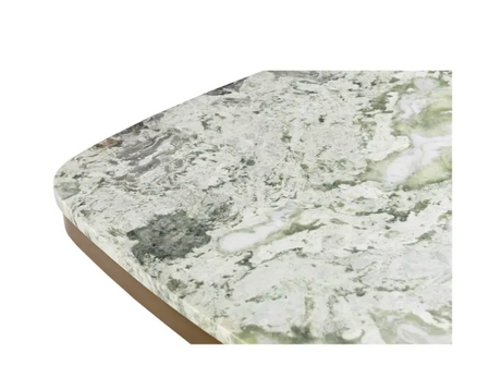 Celeste Cafe Table - Green Onyx Marble by Moe's Home at Eve Furniture