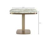 Celeste Cafe Table - Green Onyx Marble by Moe's Home at Eve Furniture