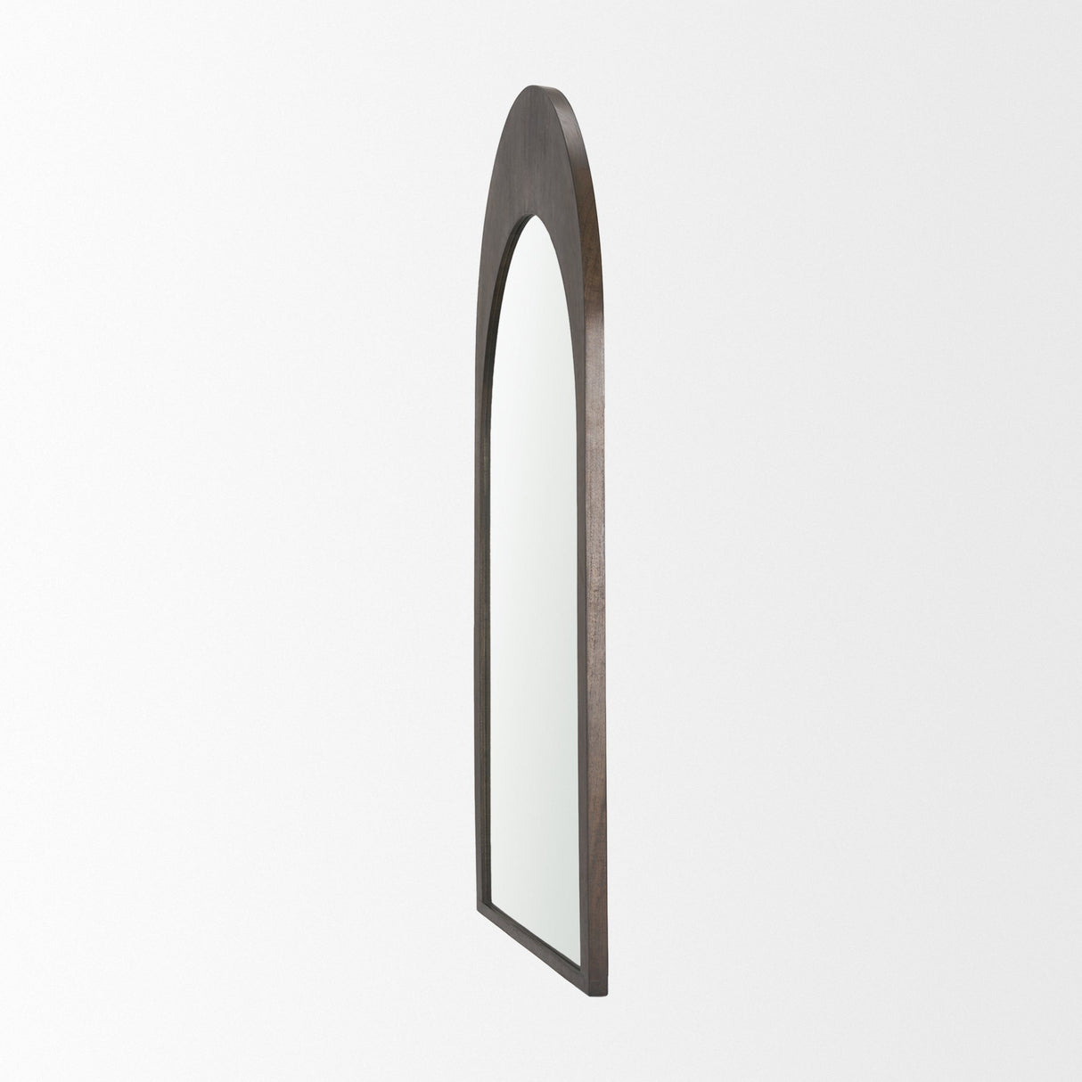 Celeste Dark Brown Medium Arched Mirror by Mercana at Eve Furniture