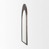 Celeste Dark Brown Medium Arched Mirror by Mercana at Eve Furniture