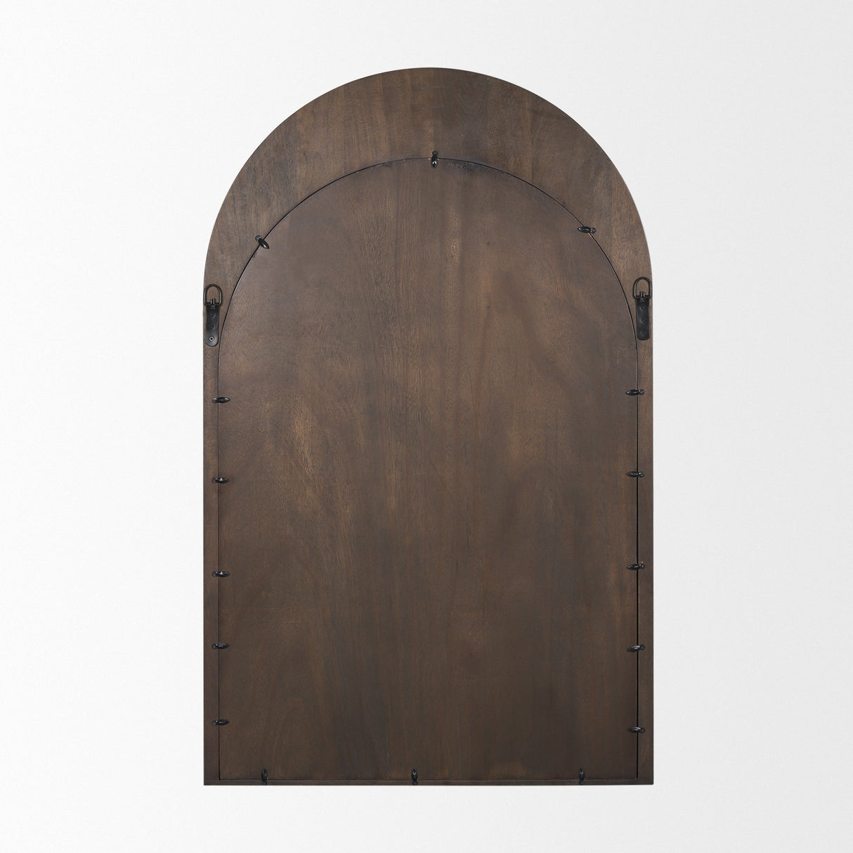 Celeste Dark Brown Medium Arched Mirror by Mercana at Eve Furniture
