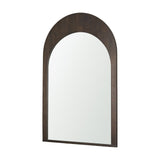 Celeste Dark Brown Medium Arched Mirror by Mercana at Eve Furniture