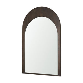 Celeste Dark Brown Medium Arched Mirror by Mercana at Eve Furniture