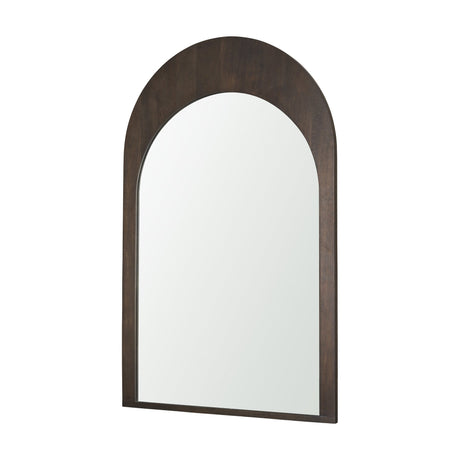 Celeste Dark Brown Medium Arched Mirror by Mercana at Eve Furniture