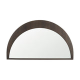 Celeste Dark Brown Wood Large Mirror by Mercana at Eve Furniture