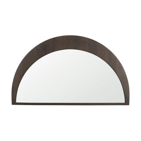Celeste Dark Brown Wood Large Mirror by Mercana at Eve Furniture