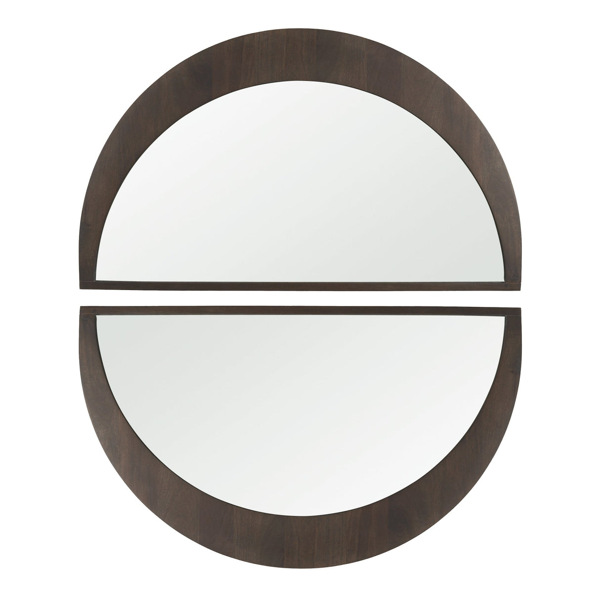 Celeste Dark Brown Wood Large Mirror by Mercana at Eve Furniture