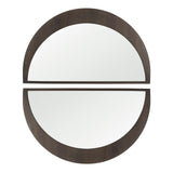 Celeste Dark Brown Wood Large Mirror by Mercana at Eve Furniture