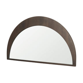 Celeste Dark Brown Wood Large Mirror by Mercana at Eve Furniture