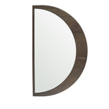 Celeste Dark Brown Wood Small Mirror by Mercana at Eve Furniture