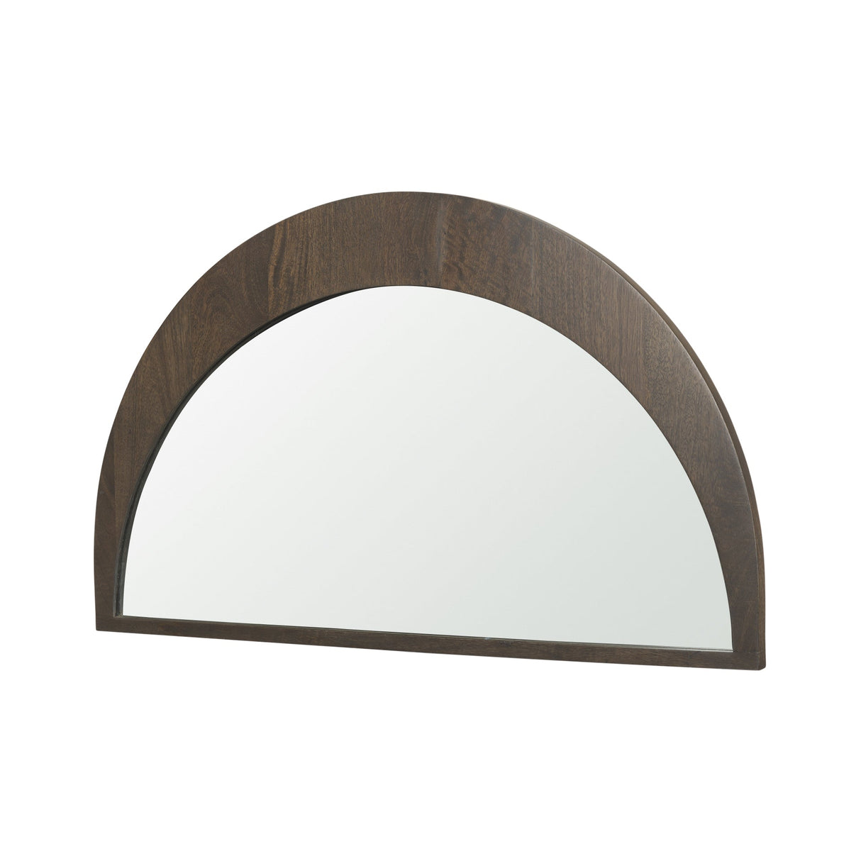 Celeste Dark Brown Wood Small Mirror by Mercana at Eve Furniture