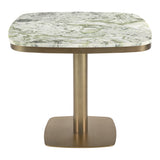 Celeste Green Onyx Marble Cafe Table by MOES at Eve Furniture