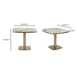 Celeste Green Onyx Marble Cafe Table by Moe's Home at Eve Furniture