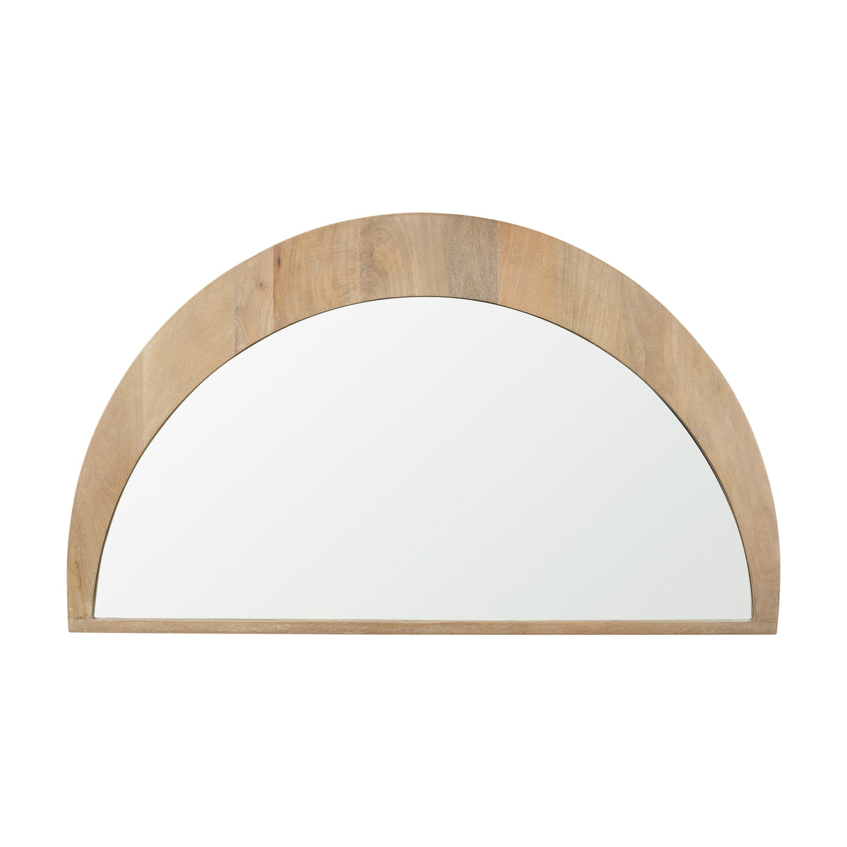 Celeste Light Brown Wood Large Mirror by Mercana at Eve Furniture