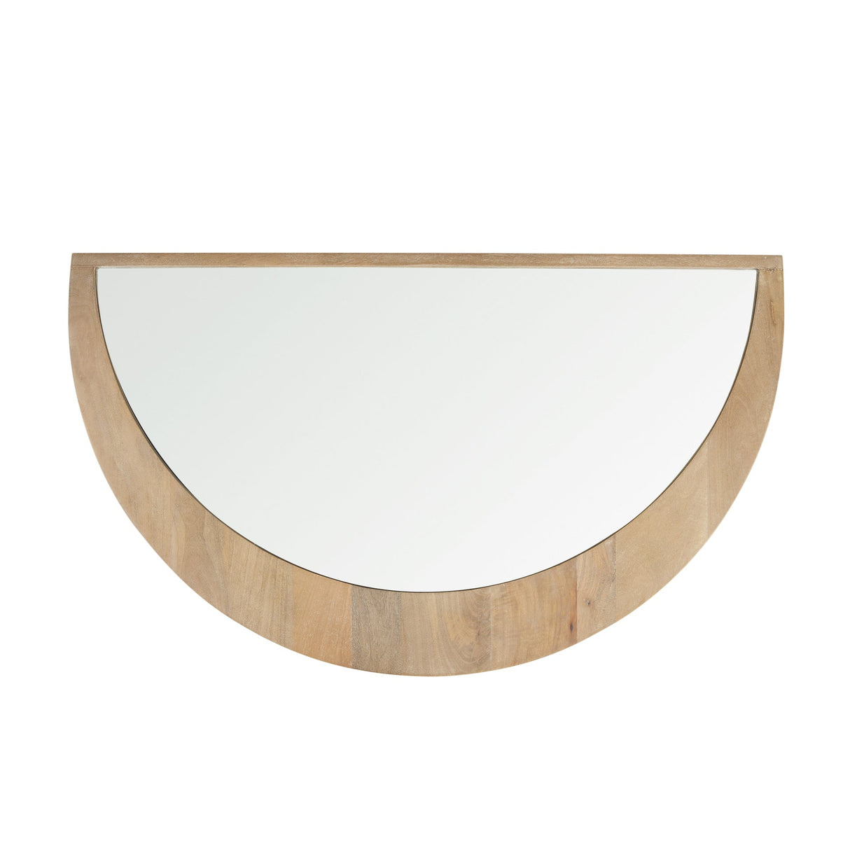 Celeste Light Brown Wood Large Mirror by Mercana at Eve Furniture