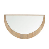 Celeste Light Brown Wood Large Mirror by Mercana at Eve Furniture