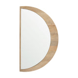 Celeste Light Brown Wood Large Mirror by Mercana at Eve Furniture